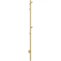 Luca Elektrische radiator sanitair incl. Timer bediening, led ring en extra ophang opties 170 cm champagne goud pvd
