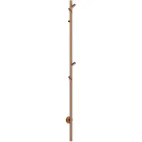 Luca Elektrische Radiator Sanitair incl. Timer bediening, LED Ring en Extra Ophang Opties 170 cm Geborsteld Koper PVD