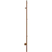 Luca Elektrische Radiator Sanitair incl. Timer bediening en LED Ring 170 cm Geborsteld Koper PVD