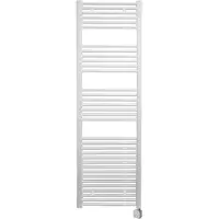 Sanicare Carini elektrische Wifi radiator 172x45cm wit met thermostaat zilver rechtsonder