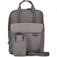 Zwei Rugzak 'Lou' stone grey