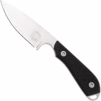 White River Knives M1 Backpacker Pro WRM1-TBL-MAG, Stonewashed CPM MagnaCut, Black G10 vaststaand mes