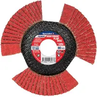 Specialist 5 stuks - 125 mm P80 Vision Ceramic PREMIUM Lamellenschijf – + Keramisch voor RVS en staal