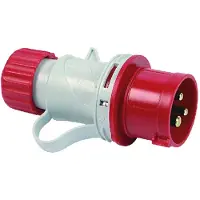 FANTON Spina Industriële Wandcontactdoos, Rood, 3P+T, Cee, IP44 - 16A, artikelnummer 210.1636