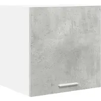 vidaXL Hangkast Beton Grijs en Wit 40 x 31 x 40 cm Bewerkt hout