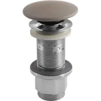 Sapho Wastafelafvoer 5/4“, klikwaste, betonnen stop, 1-8cm, mat zand