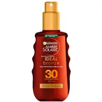 Garnier Ambre Solaire Ideal Bronze Beschermende Olie SPF30 – 150 ml - Luxueuze Zonbeschermingsolie mét Karitéboter