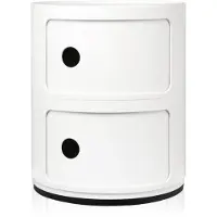 Kartell Componibili Classic Opbergunit White | 2 doors