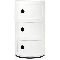 Kartell Componibili Classic Opbergunit White | 3 doors