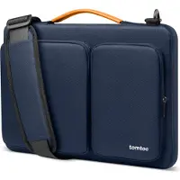 Tomtoc Defender A42 Laptoptas - Navy Blue (14 inch) - Onder andere geschikt voor: 14-inch MacBook Pro M1/M2 Pro/Max A2779 A2442 2023-2021, 13.5-14.4 inch Microsoft Surface Laptop Studio/5/4/3/2/1