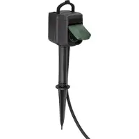 Brennenstuhl brennenstuhlConnect WIFI garden socket with earth spike and mounting plate IP44 2-voudig 10m - 1154540601