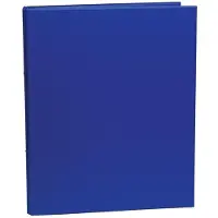 Aurora Ringmap voor ft A4, 2 ringen van 25 mm, uit PVC, blauw