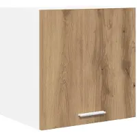 vidaXL Hangkast Ambachtelijke Eik en Wit 40 x 31 x 40 cm Bewerkt hout