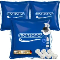 Monzana Zwembadkussen XL 3 stuks - Chloorbestendig PVC – Blauw