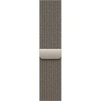 Apple Watch Strap 49mm - Natural Titanium - Milanese Loop - L (180-210mm)