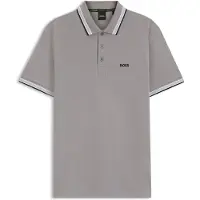BOSS Shirt 'Paddy' grijs / zwart / wit