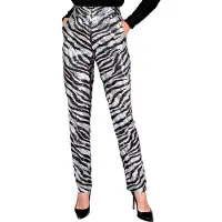 Widmann Paillettenbroek Mara zebra silver