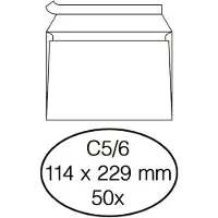 Quantore Bankenvelop C5/6 Zelfklevend Wit 158159