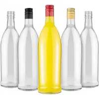 Iskra 50x Glazen Flesjes 500ml met Dop - Perfect voor drankjes