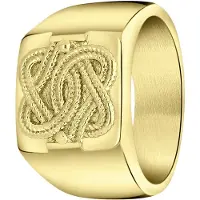 Lucardi Ring 'Dagi Knoten' goud