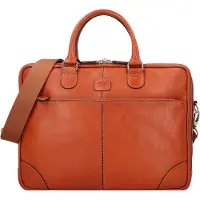 Bric's Life Pelle Briefcase Leder 38 cm Laptopcompartiment bruin