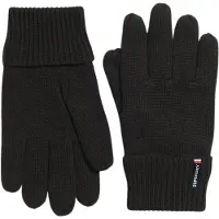 Superdry Vingerhandschoenen 'Essentials' zwart