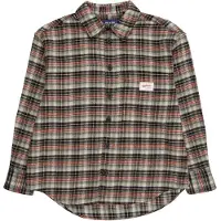 Only & Sons Junior Overhemd 'OSJJack' grijs / roestrood / zwart / wit