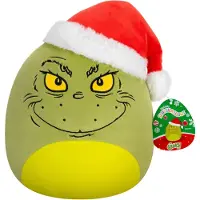 Squishmallows - Grinch in Santa Hat 25cm Plush