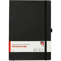 Quantore 1429458 - Notitieboek (3 stuks) - A4 - 96 vellen - 80 g/m² - zwart