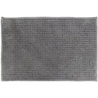 Miya Badkamer Vloerkleed 50x80cm - Stijlvol Grijs