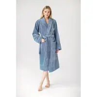 Casilin Teddy Fleece Badjas Grey Charcoal - S