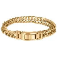 Ixxxi Men Stalen Armband Peru Mat Goud