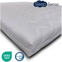 Sleep sense topper - topdekmatras - topmatras - Hybrid Koudschuim HR50 - 120x200 - circa 7 cm dik - Anti Allergisch - Premium afritsbare hoes - 100% veilig