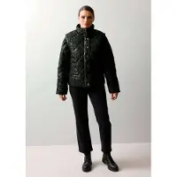 Alba Moda Gewatteerd Jack Gewatteerd jack met golfstiksel