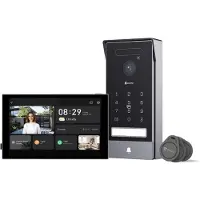 Ezviz HP7 Pro 4K Video Intercom - Slimme Deurintercom met 8 inch Touchscreen - Gezichtsherkenning & Palmaderherkenning - Afstandsbediening - Mensdetectie - Dual-Band Wi-Fi