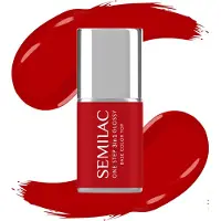 Semilac 3in1 One Step Glossy Gel Nagellak 7 ml S530 Scarlet