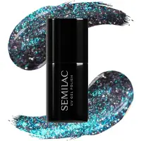 Semilac UV Gel Polish 828 Grey Holo