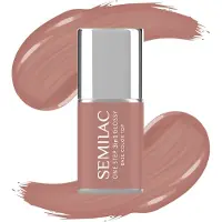 Semilac 3in1 One Step Glossy Gel Nagellak 7 ml S235 Peach Beige