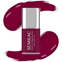Semilac 3in1 One Step Glossy Gel Nagellak 7 ml S775 Plum Wine
