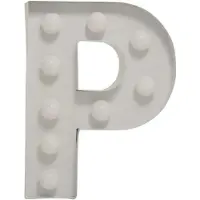 Pusher - STAR LIGHT “P” Decoration BIANCA