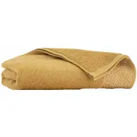 Zwoltex Ravenna Handdoek Mosterdgeel 50x90cm - Luxe Katoen