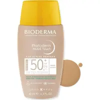 Bioderma Photoderm Nude Dorado 40ml Zonnebrandcrème Voor Het Gezicht