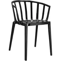 Kartell Stoel Venice Glossy Black