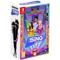 Nintendo Switch Let's Sing 2026 game + 2 microfoons