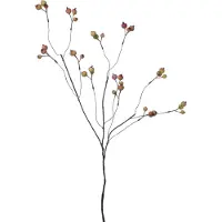 Intratuin Kunsttak Meidoorn Rood / Groen H 100 Cm