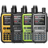 BaoFeng Uv-5r Eu Mini Usb-c Bluetooth Vhf/uhf Aviation Band Walkie Talkie Transparant