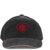 Family First Heren Pet Hart zwart (OSFA), Casual, Katoen HHF2406