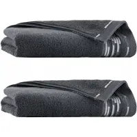 Zwoltex Luxe Katoenen Handdoek Set 50x90 & 70x140cm - Grijs