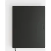 De KEMPEN Notitieboek - Ashblack (zwart) - 17 x 22 cm - Binnenzijde: blanco