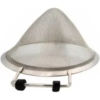 Triangle RVS Zeef met Antislipvoetjes - Puntig en Fijnmazig - Ø 18 cm